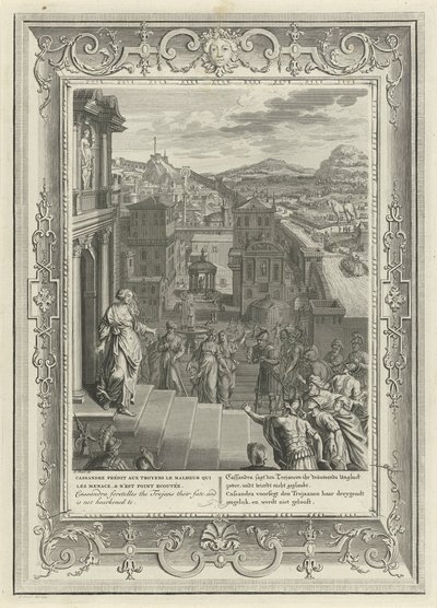 Cassandra prédit la chute de Troie, 1731 - Bernard Picart