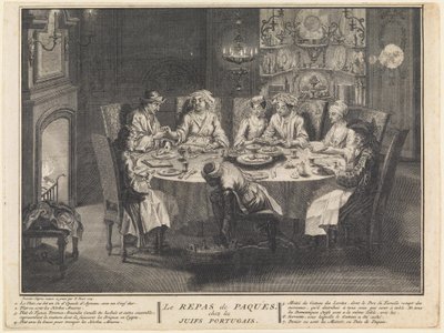 La célébration du repas de la Pâque - Bernard Picart