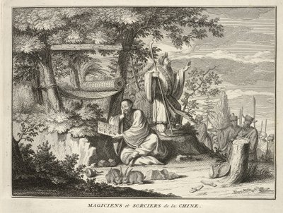Magiciens et sorciers de la Chine, de Cérémonies et coutumes religieuses de tous les peuples du monde, pub.1736 - Bernard Picart
