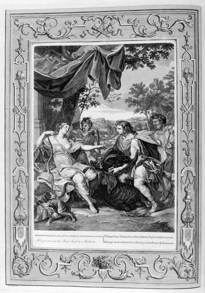 Méléagre présente la tête du sanglier à Atalante - Bernard Picart