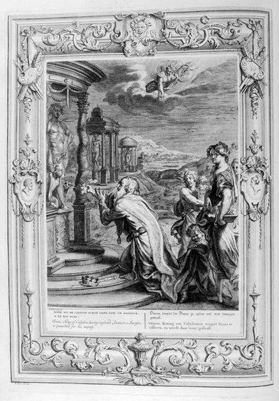 Œnée, roi de Calydon, est puni pour son impiété, 1733 - Bernard Picart