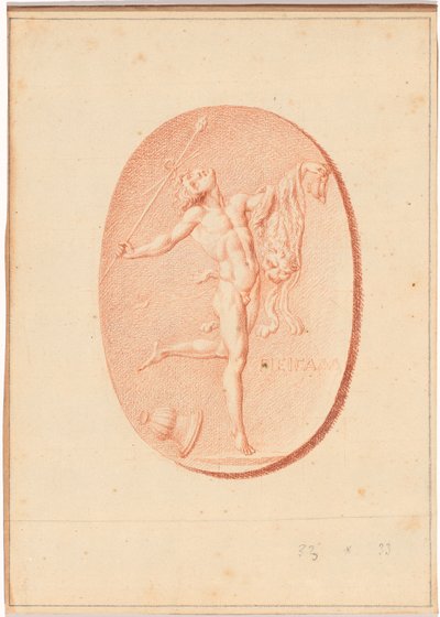 Un des six camées avec des sujets mythologiques et classiques - Bernard Picart