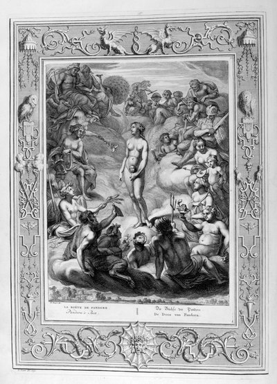 La Boîte de Pandore, 1733 - Bernard Picart