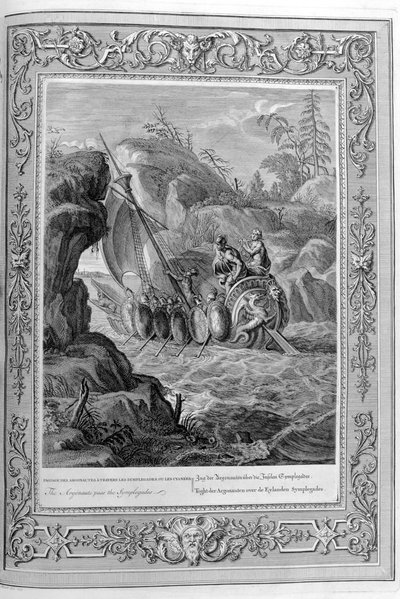 Passage des Argonautes à travers les Symplégades, Hellespont, 1733 - Bernard Picart