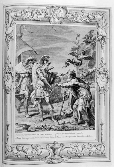 Phinée est délivré des Harpies par Calaïs et Zétès - Bernard Picart