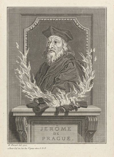 Portrait de Jérôme de Prague, 1712 - Bernard Picart