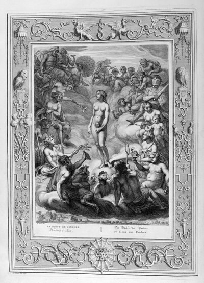 Boîte de Pandore, 1730 - Bernard Picart