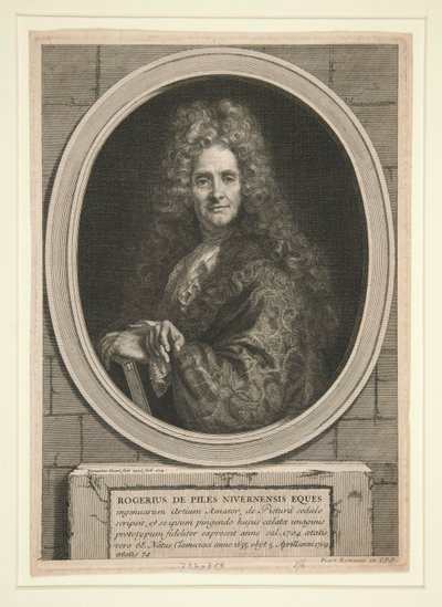 Sans titre (Portrait de Roger de Piles) - Bernard Picart