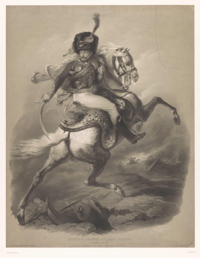 Officier attaquant à cheval - Bernard Romain Julien