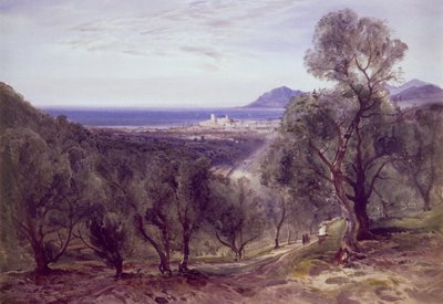 Cannes depuis Le Cannet - Bernard Walter Evans