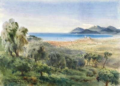 Cannes depuis la Villa Nevada - Bernard Walter Evans