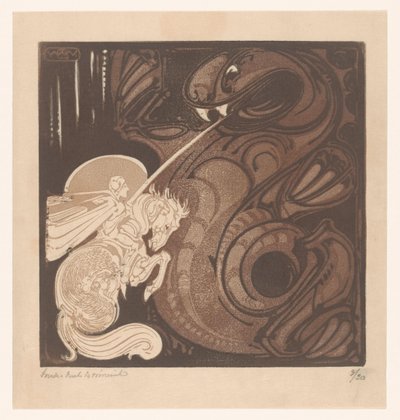Saint Georges - Bernard Willem Wierink (signed by artist)