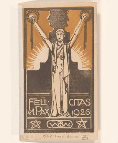 Felicitas et Pax 1926 - Bernard Willem Wierink