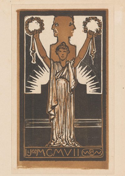 Femme en robe romaine - Bernard Willem Wierink