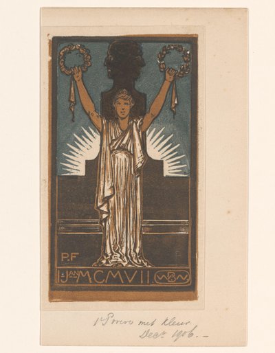 Femme en robe romaine - Bernard Willem Wierink