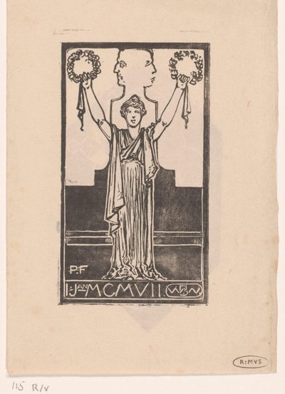 Femme en robe romaine - Bernard Willem Wierink