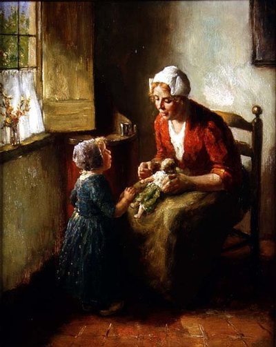 Mère et enfant - Bernard de Hoog
