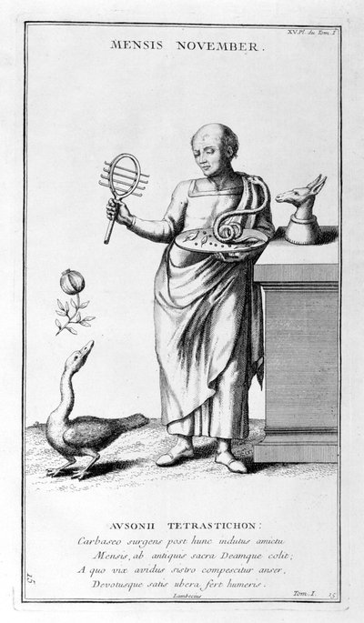 Une représentation de novembre, 1757 - Bernard de Montfaucon