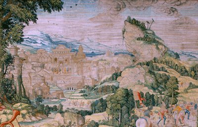 Chute sur le chemin du Calvaire (série La Passion du Christ) - Bernard van Orley