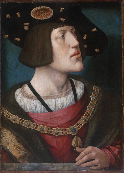 Portrait de Charles V, empereur du Saint-Empire romain germanique - Bernard van Orley