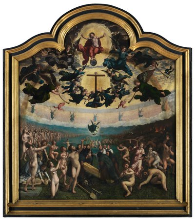 Le Jugement dernier et les Sept Œuvres de Miséricorde, panneau central - Bernard van Orley