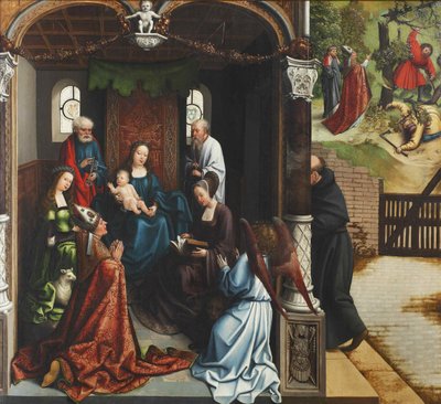 Vierge et Enfant adorés par Saint Martin, 1514 - Bernard van Orley