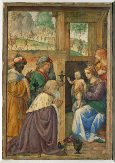Adoration des rois - Adoration of the Kings ... - Bernardino (attr. to) Luini
