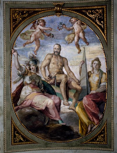 Représentation allégorique de Cosme Ier - Bernardino Barbatelli Poccetti