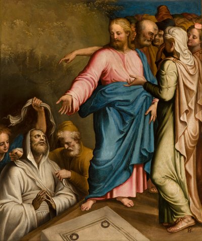 Chapelle du Saint-Sacrement, Première travée côté sud, Bernardino Campi, Lavement des pieds 1569 - Bernardino Campi