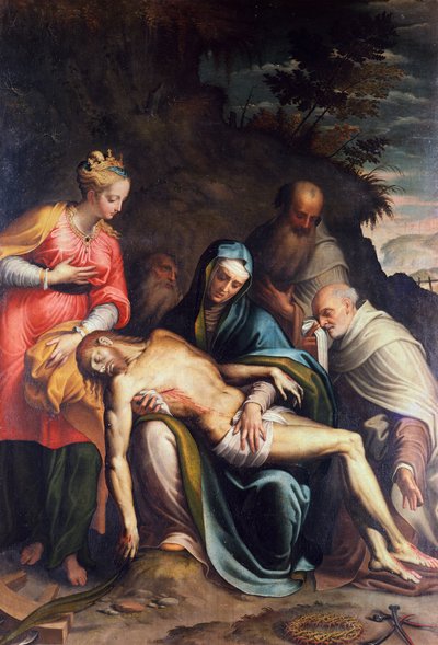 Pietà ou Déposition du Christ avec Sainte Catherine d