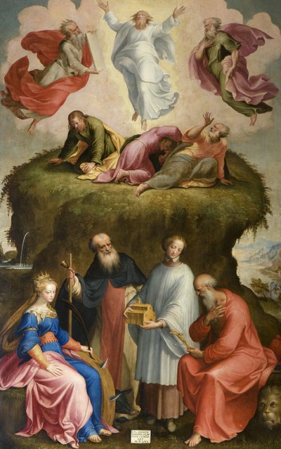 Transfiguration et Saints, 1565 - Bernardino Campi