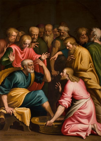 Lavement des pieds - Bernardino Campi