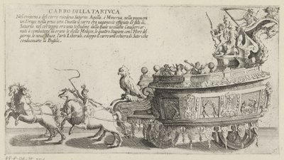 Char de triomphe du district siennois Tartuca (Carro dell