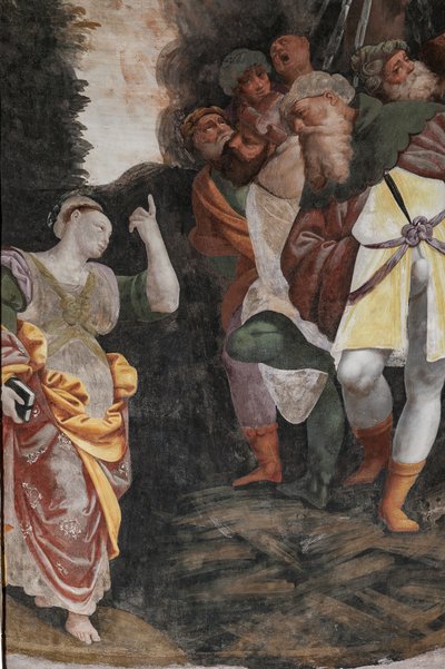 Détail du Martyre de Sainte Catherine - Bernardino Lanino