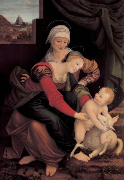 Sainte Anne trinitaire - Bernardino Lanino