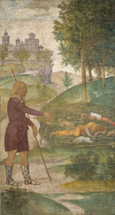 Céphale et les Nymphes, vers 1520-1522 (fresque) - Bernardino Luini