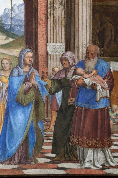 Détail de la Présentation de Jésus au Temple - Bernardino Luini