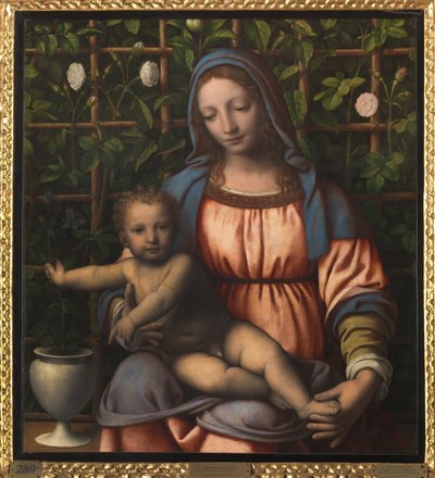 Madone et enfant (Madonna del Roseto) - Bernardino Luini