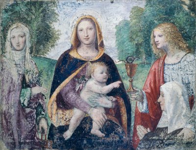 Madone et Enfant avec Saints - Bernardino Luini