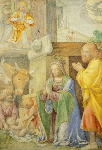 Nativité et Annonciation aux bergers - Bernardino Luini