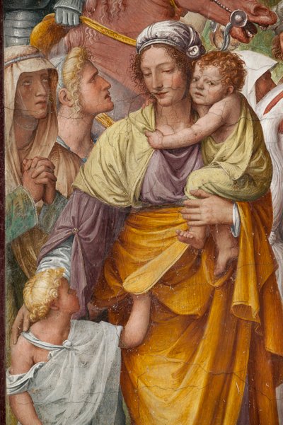 Femme et enfants (détail) - Bernardino Luini