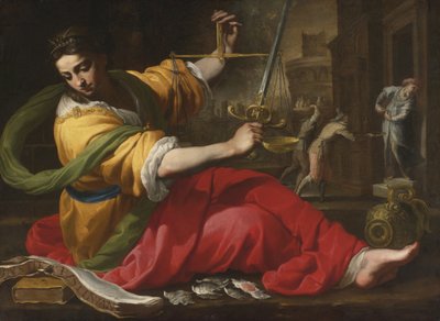 Allégorie de la justice, 1656 - Bernardino Mei
