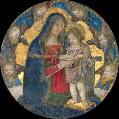 Madone et Enfant avec chérubins, 1492-1495 - Bernardino Pinturicchio