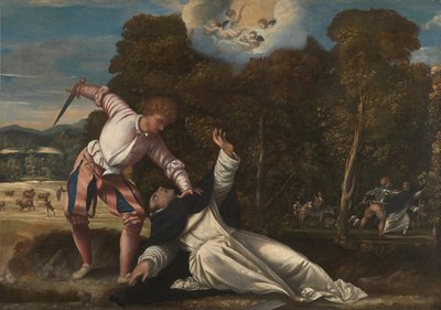 La mort de Saint Pierre Martyr - Bernardino da Asola