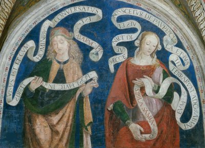 Le prophète Baruch et la sibylle samienne - Bernardino di Betto (workshop of) Pinturicchio
