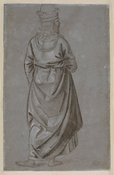 Un homme vu de dos - Bernardino di Betto Pinturicchio