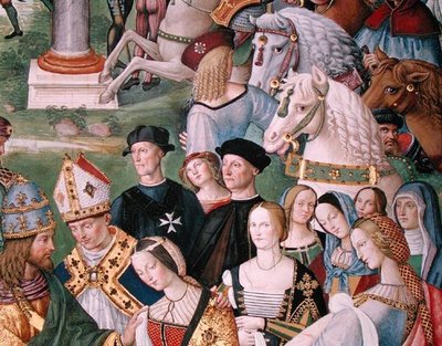 Énée Silvius Piccolomini présente Éléonore d