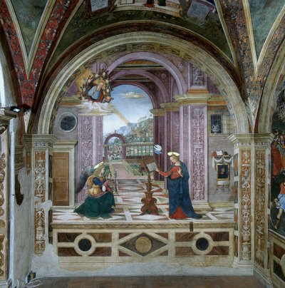 Annonciation - Bernardino di Betto Pinturicchio