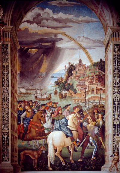 Vie du pape Pie II (Enea Silvio Piccolomini) - Bernardino di Betto Pinturicchio