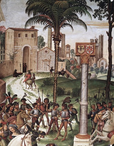 Le bishop Enee Silvio Piccolomini (Pius II) présente Eleonora d